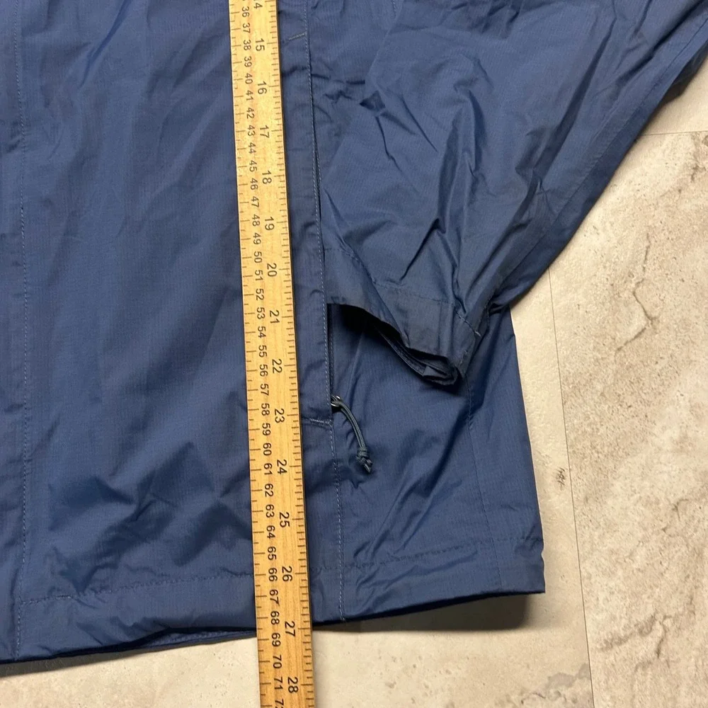 The North Face DryVent Rain Jacket Navy Blue Mens Small Waterproof Hooded Coat